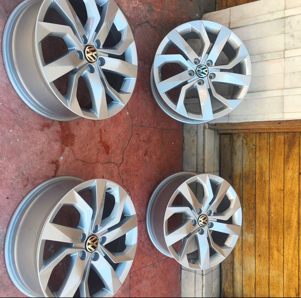 Rines 18 Originales Volkswagen Taos Taiwán 5x112 | Taos, Tiguan, Jetta MK6, Jetta MK7 y Passat | Seminuevos