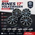 Juego de 4 Rines 17" Nuevos Volkswagen Taos Jetta MK7 MK6 New Beetle Passat Bora Originales 5x112