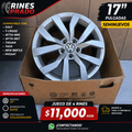 4 Rines 17" Volkswagen Golf T-Cross Jetta MK6 MK7 Tiguan Taos New Beetle Passat Originales 5x112 Seminuevos
