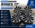 4 Rines 17” Nuevos Originales Volkswagen Tiguan Taos Jetta MK7 MK6 Passat Beetle Bora 5x112