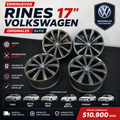 Juego de 4 Rines 17" Seminuevos Volkswagen Taos Jetta MK7 MK6 New Beetle Passat Bora Originales 5x112
