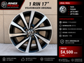 1 Rin 17" Volkswagen TAOS TIGUAN JETTA MK7 MK6 Original 5x112 Negro Brillante