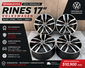 4 Rines 17” Volkswagen Golf Jetta MK6 MK7 Tiguan Taos Originales Seminuevos 5x112