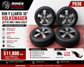 4 Rines y Llantas 16" Volkswagen Jetta MK7 MK6 Golf Originales 5x112 Seminuevos