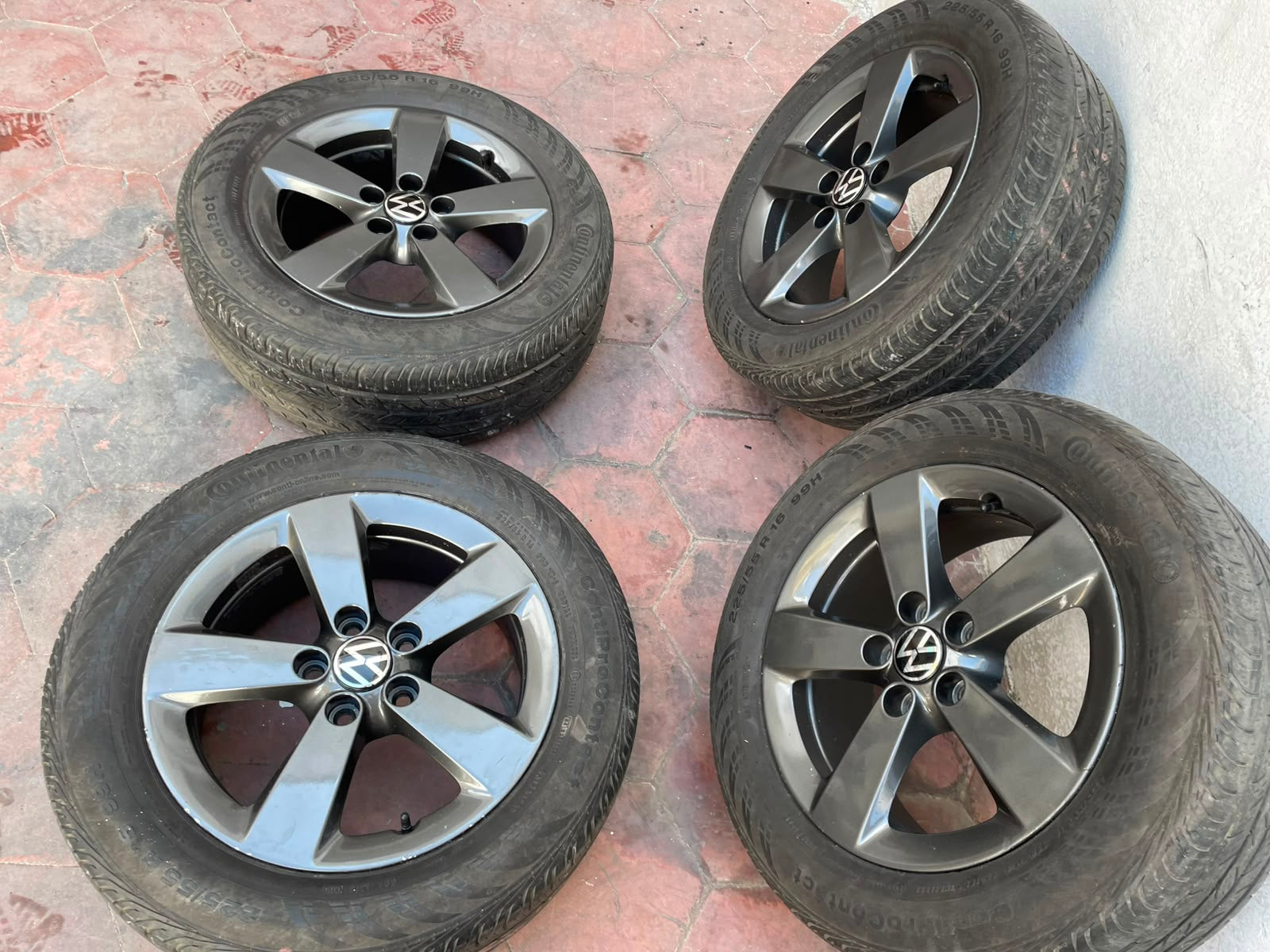 4 Rines 16" Volkswagen Jetta MK7 MK6 Originales 5x112 Seminuevos | Solo Rines