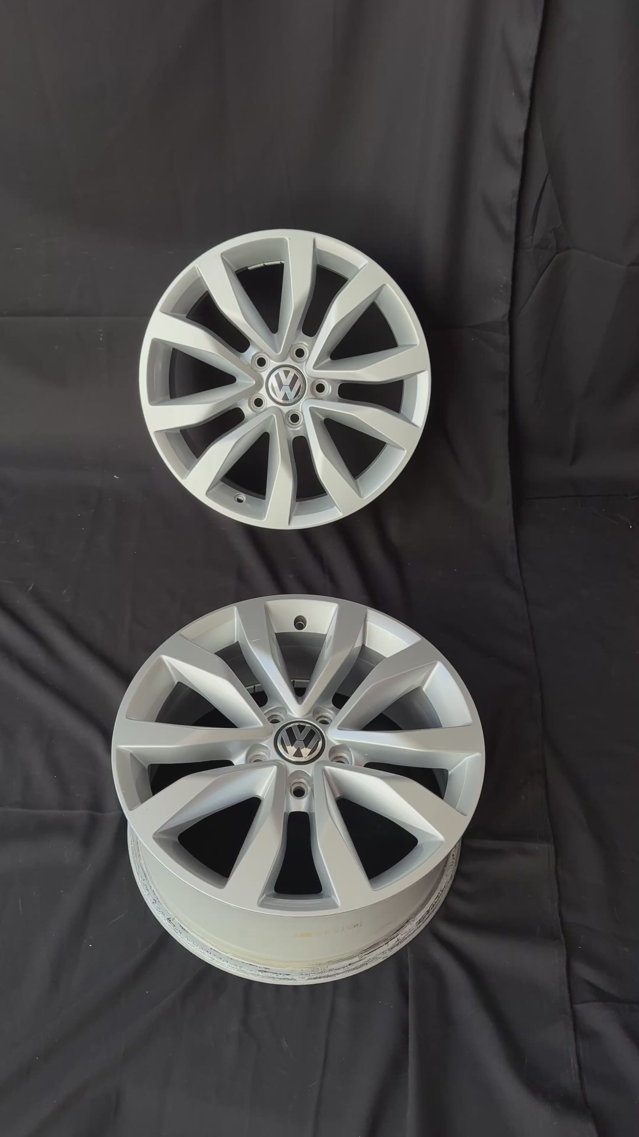 4 Rines 17” Volkswagen Originales Seminuevos Tiguan Taos Golf Jetta MK6 MK7 Passat New Beetle