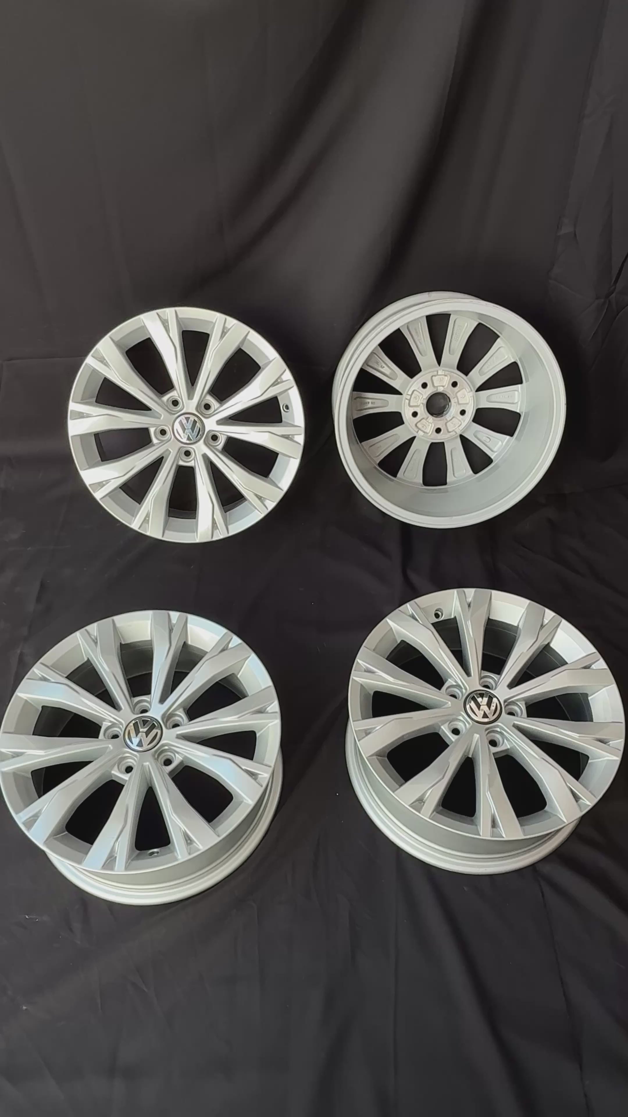 4 Rines 17” Volkswagen Tiguan Taos Golf Jetta MK6 MK7 Originales Nuevos 5x112