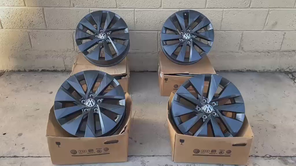 Rines Volkswagen Taos Tiguan Golf Jetta MK7 New Beetle 17" Originales Nuevos | Juego de 4