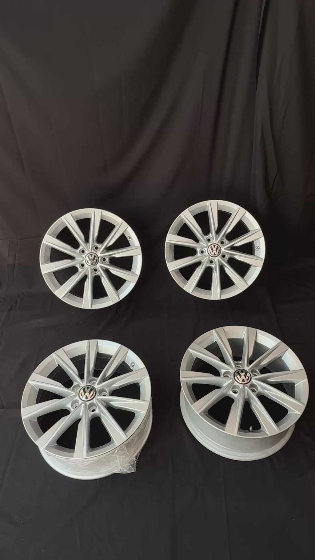 4 Rines 17” Volkswagen Tiguan Taos Golf Jetta MK6 MK7 Passat New Beetle Originales Nuevos 5x112