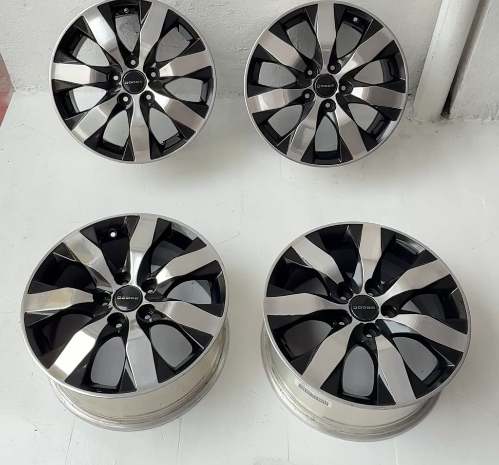 4 Rines 17” Dodge Voyager, Caravan, Nitro, Avenger y 300C – 5×114