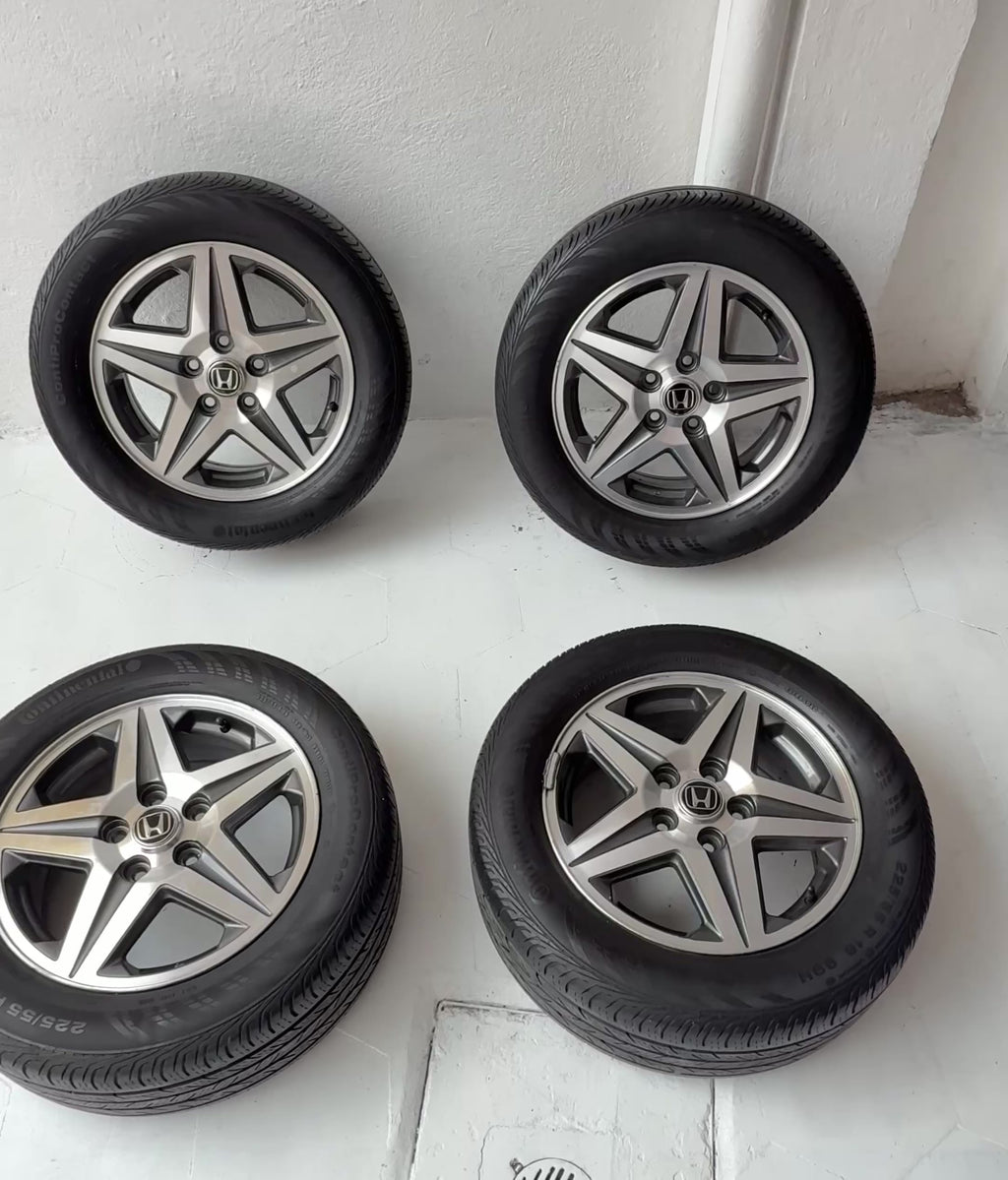 4 Rines con llantas 17” Honda Accord, Civic, CR-V, HR-V y Element – 5×114