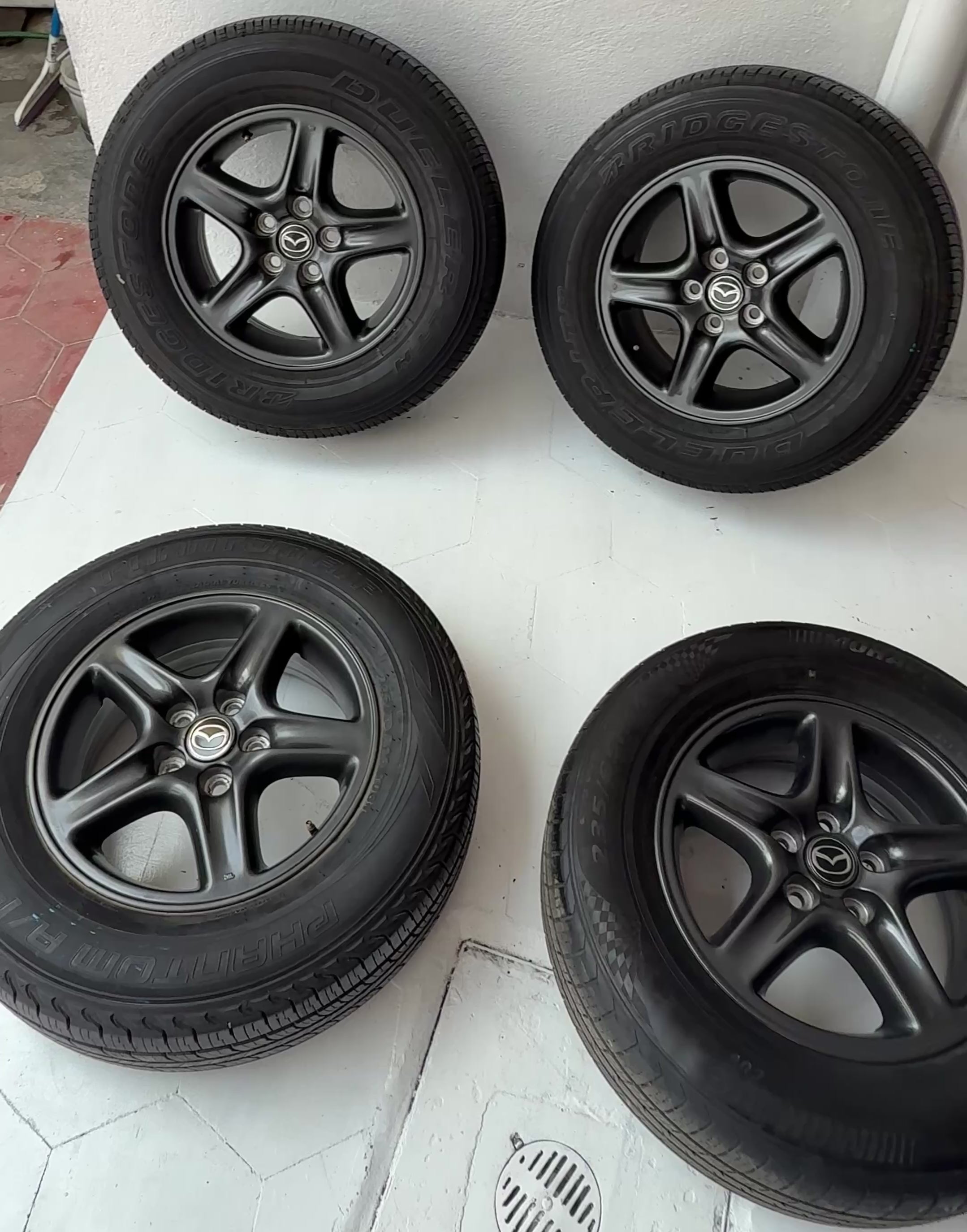4 Rines con llantas 16” Mazda CX-3, CX-5, CX-7, CX-50 y CX-30 – 5×114