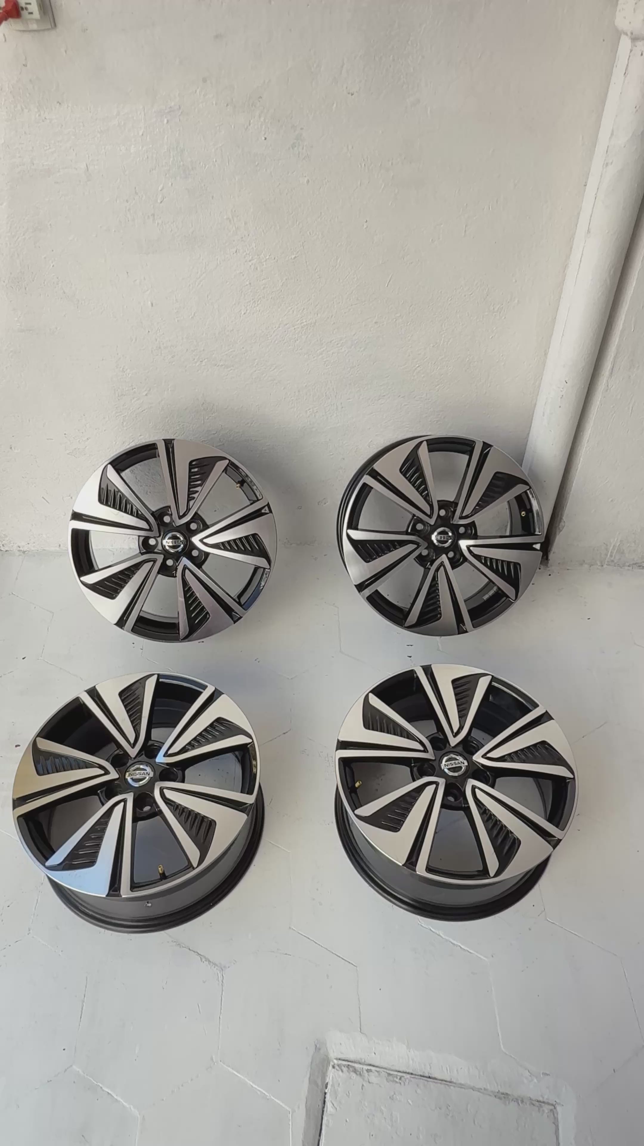 4 Rines 17" Originales Nissan Sentra, Altima y X-Trail 5x114 Nuevos