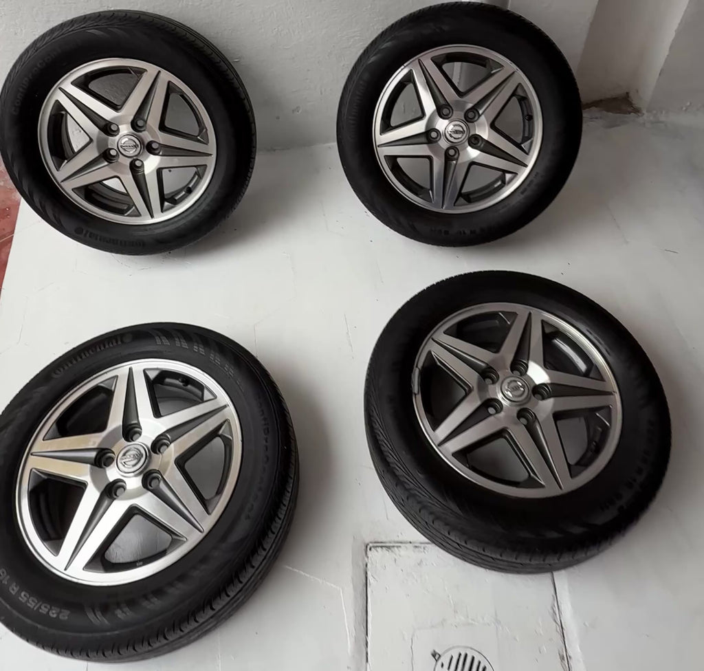 4 Rines con llantas 16” Nissan Sentra, X-Trail, Altima y Rogue – 5×114