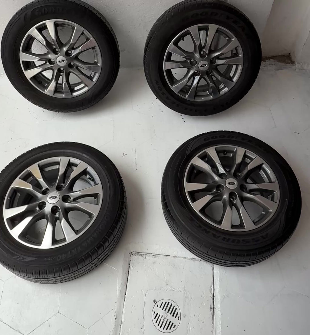 4 Rines con llantas 16” Ford Mustang, Ranger y Explorer – 5×114