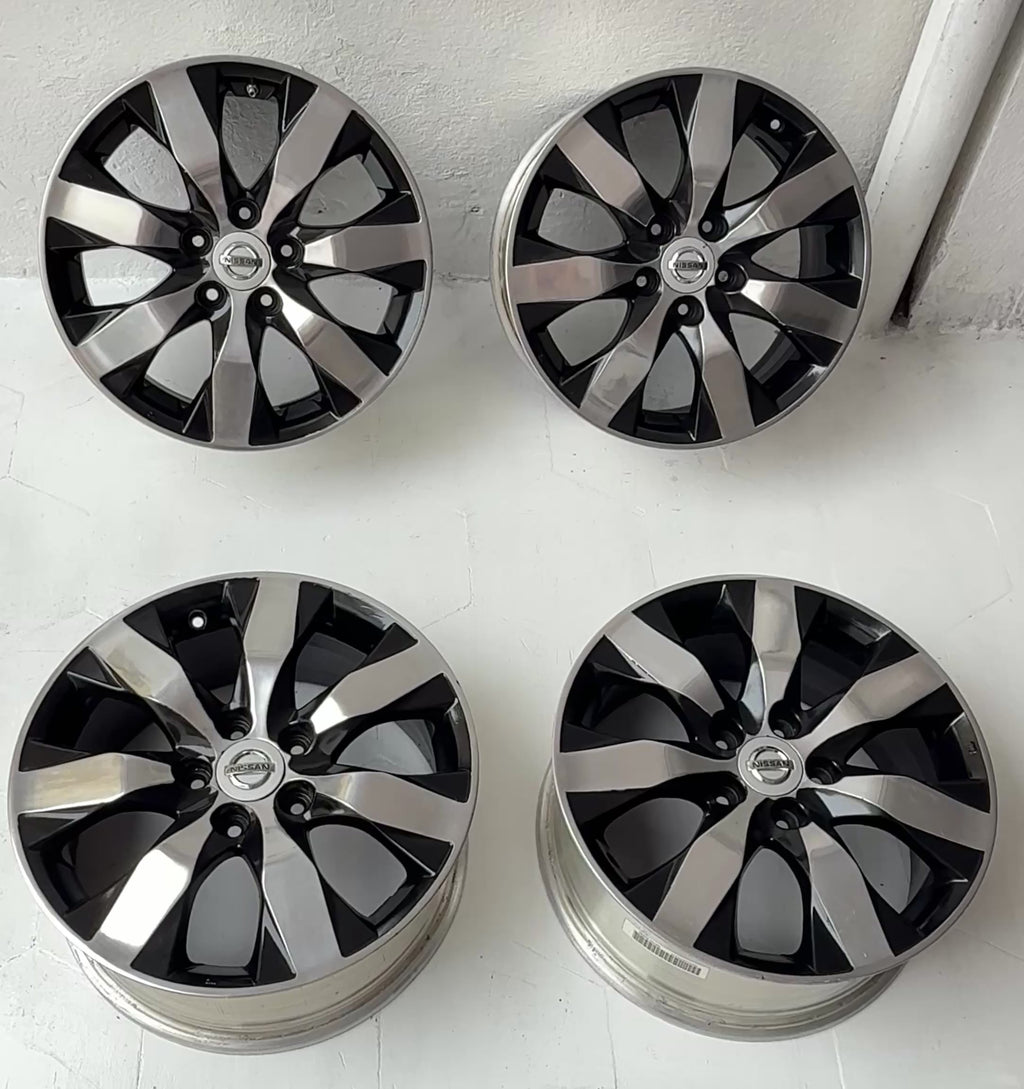 4 Rines 17” Nissan Rogue, X-Trail, Altima, Sentra y Juke – 5×114