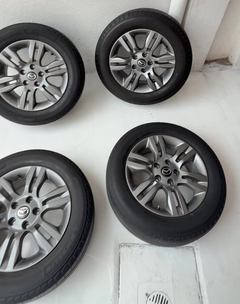 4 Rines con llantas 17” Mazda 3, Mazda 6, CX-3 y CX-5 – 5×114