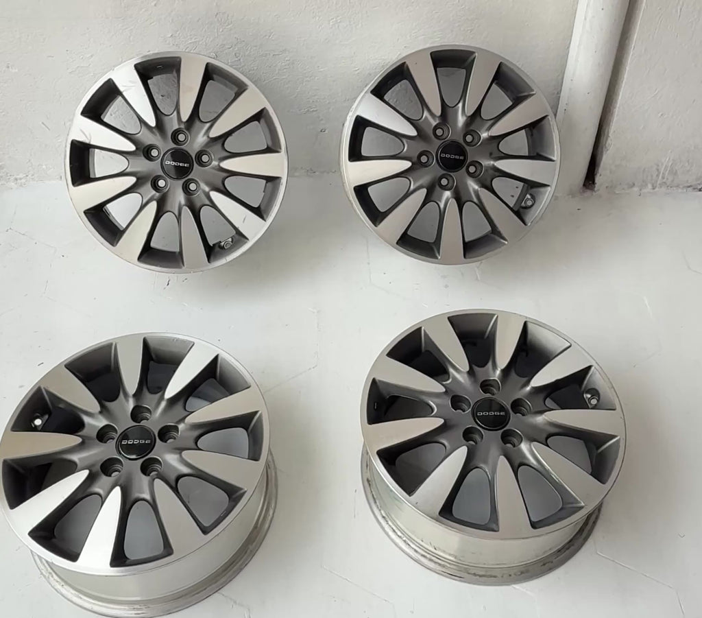 4 Rines 17” Dodge Voyager, Caravan, Nitro, Avenger y 300C – 5×114