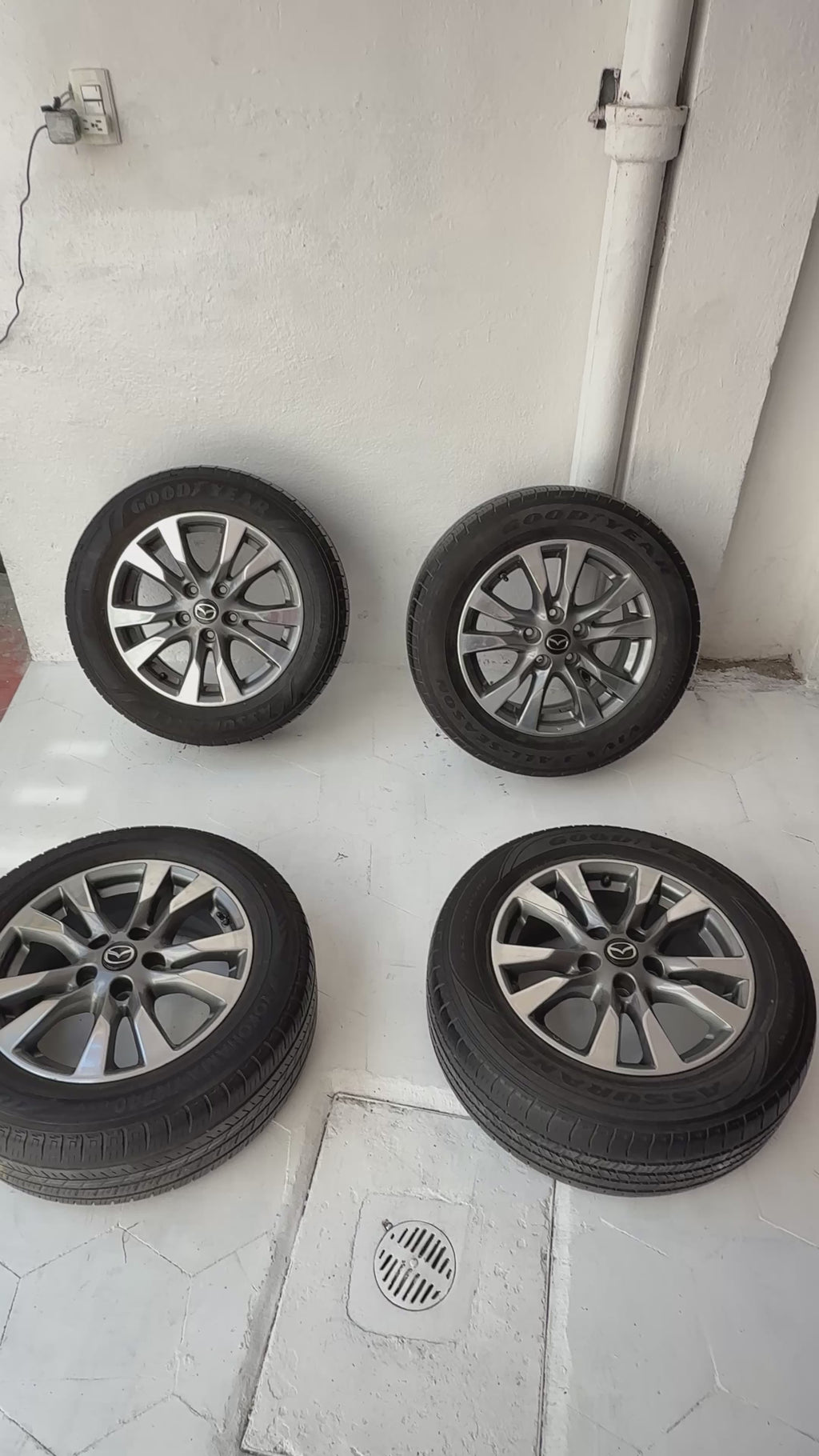 4 Rines con llantas 16” Mazda 3, Mazda 6, CX-3 y CX-5 – 5×114
