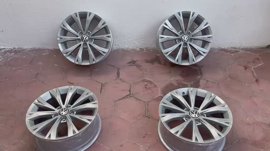 Juego de rines originales Volkswagen 17" para Tiguan, Jetta MK6 y MK7 – 5x112