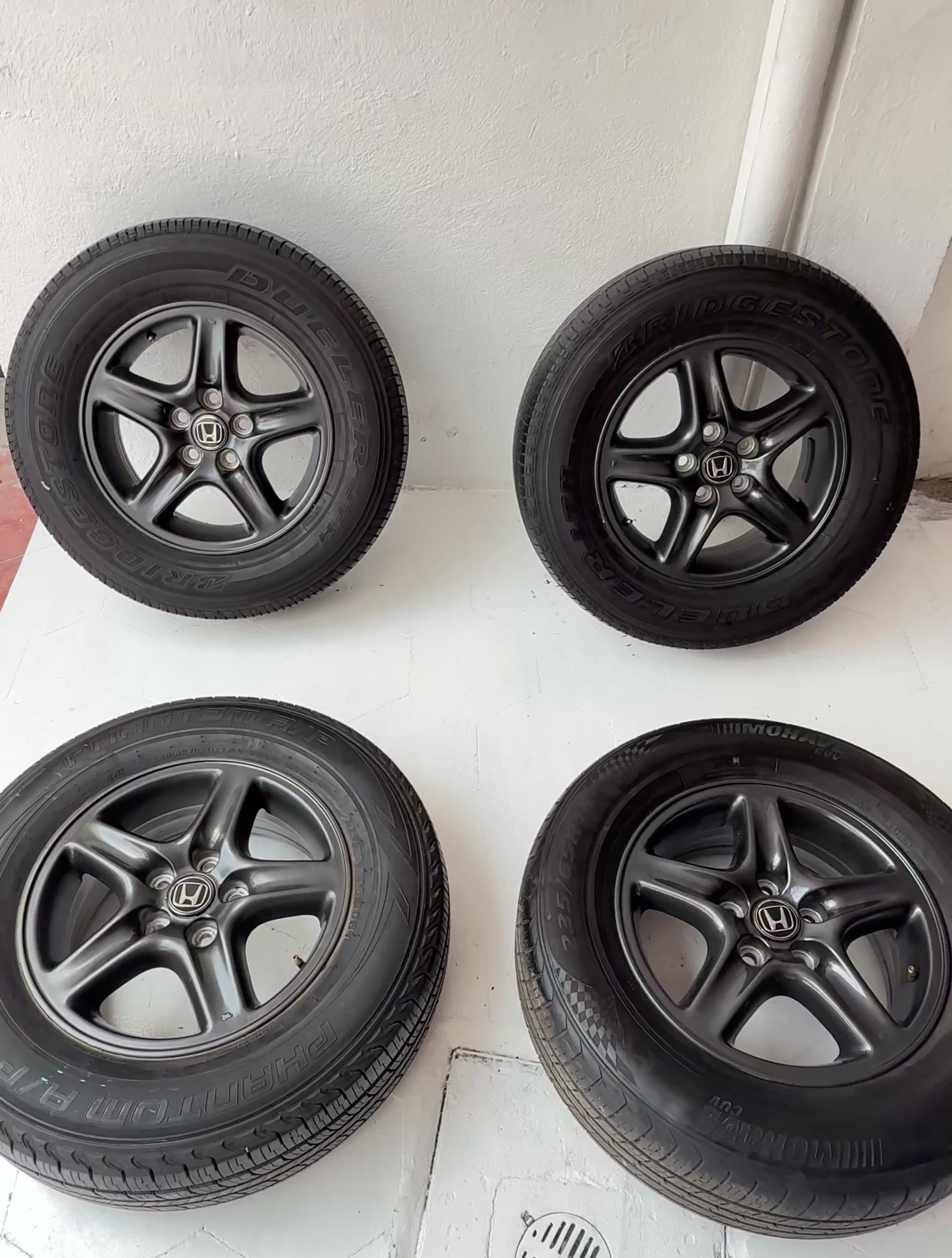 4 Rines con llantas 16” Honda CR-V, HR-V y Civic – 5×114