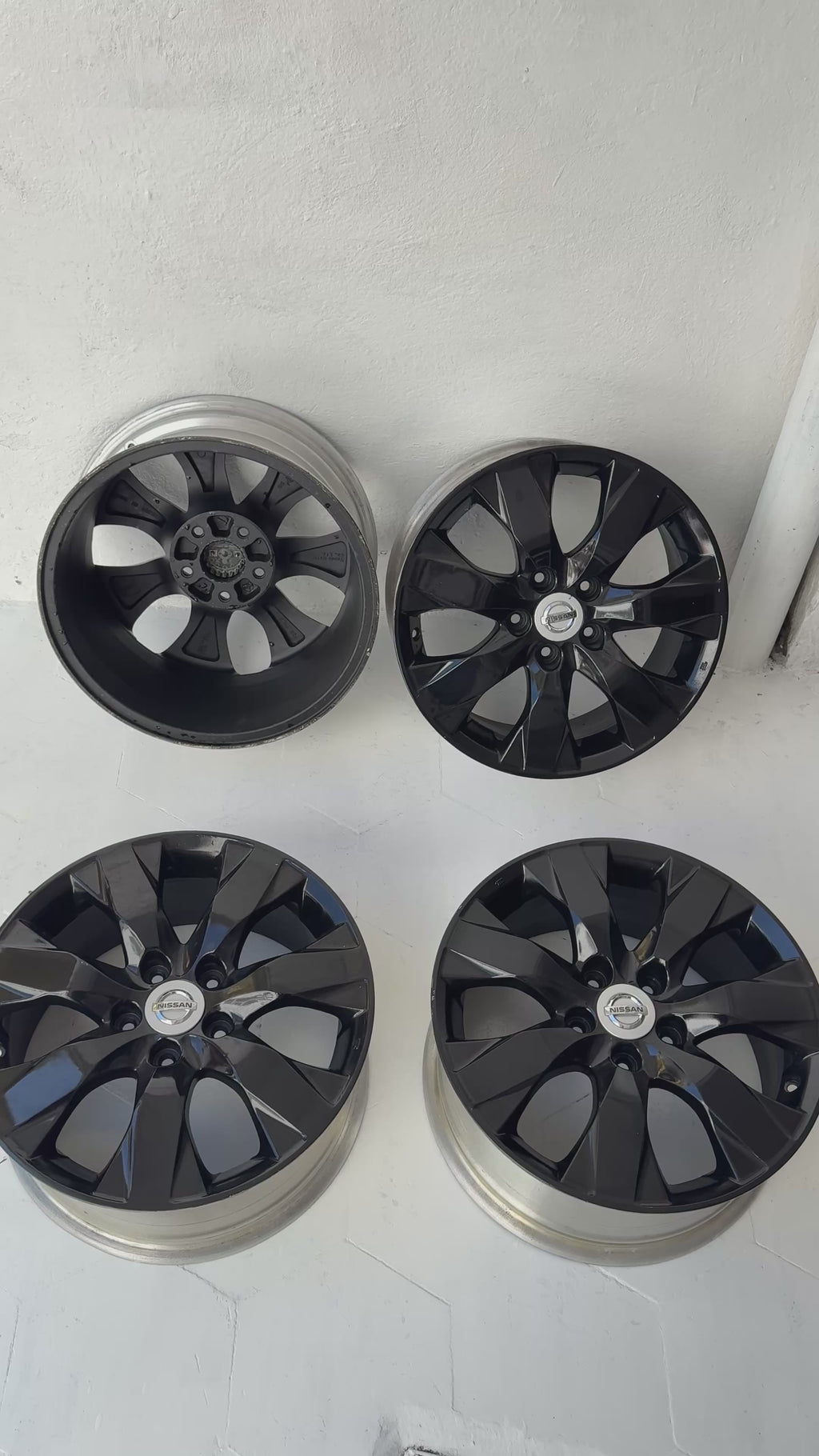 4 Rines 17” Nissan Sentra Altima X-Trail Originales Seminuevos 5x114