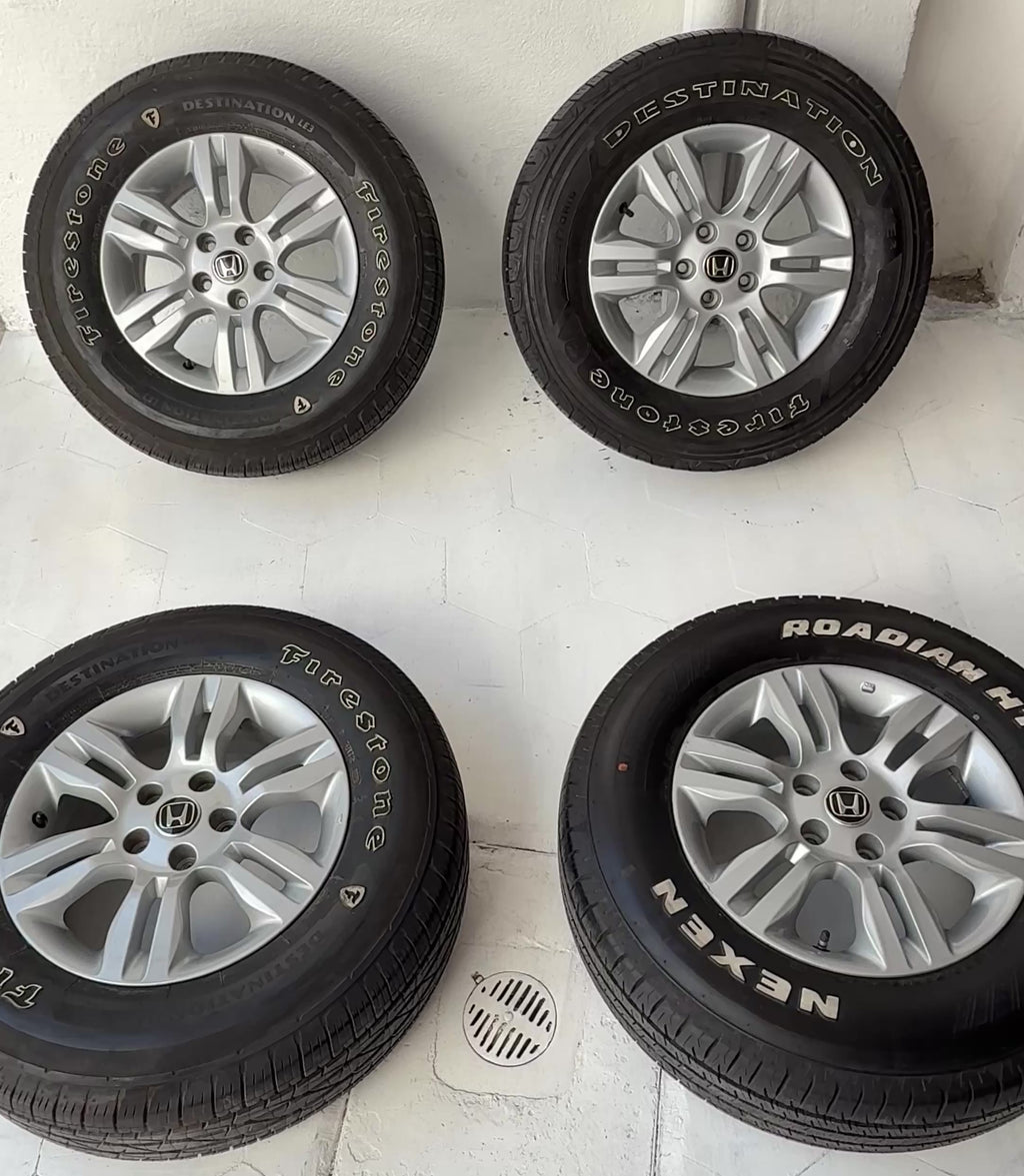4 Rines con llantas 16” Honda HR-V, CR-V, Civic y Accord – 5×114