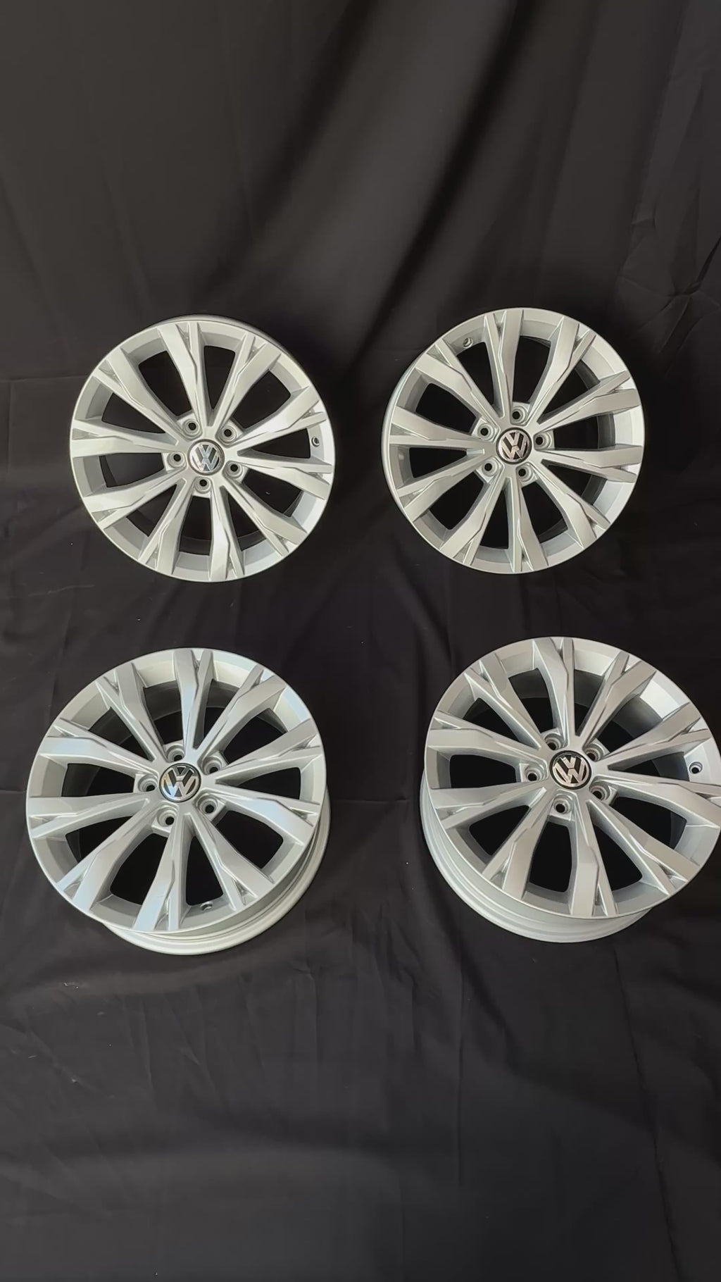 4 Rines 17” Volkswagen Tiguan Taos Golf Jetta MK6 MK7 Originales Seminuevos 5x112