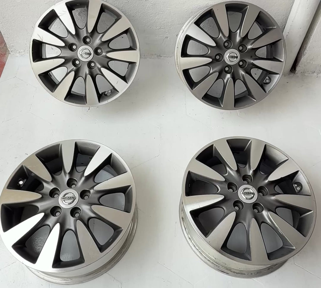 4 Rines 17” Nissan Rogue, X-Trail, Altima, Sentra y Juke – 5×114