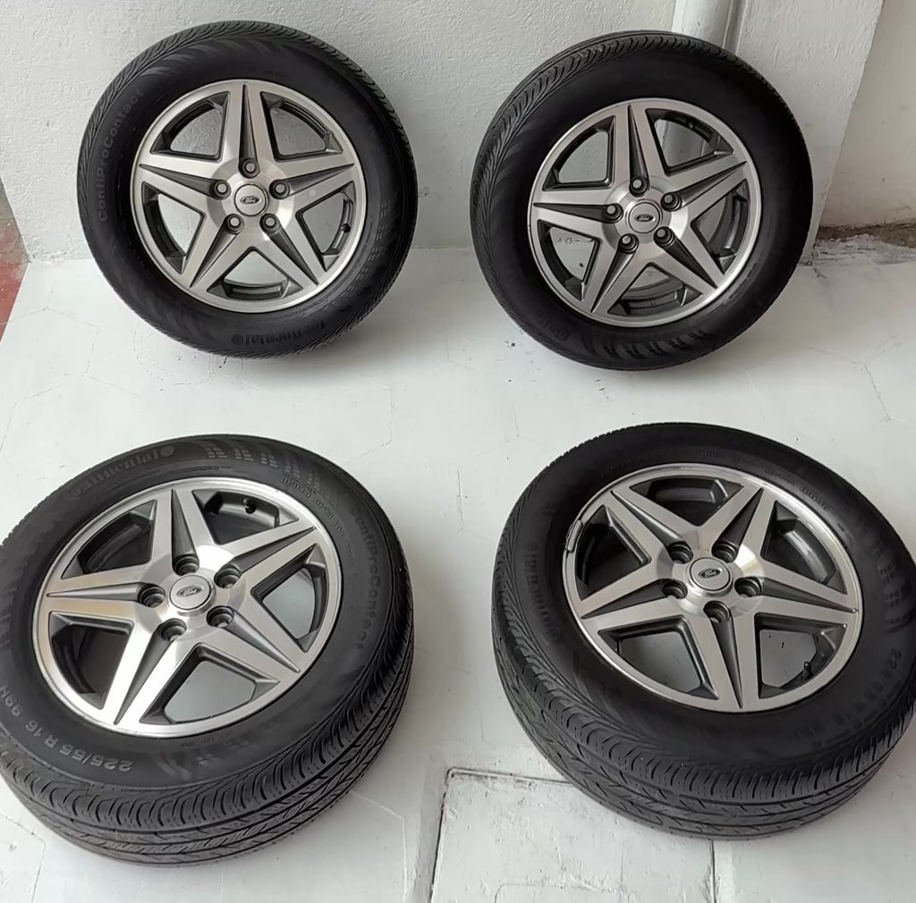 4 Rines con llantas 16” Ford Mustang, Ranger y Explorer – 5×114