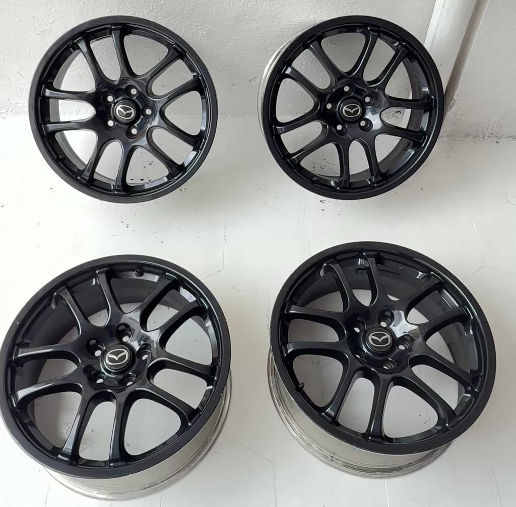 4 Rines 18” Mazda 3, Mazda 6, CX-3, CX-5, CX-9, CX-30 y CX-50 – 5×114