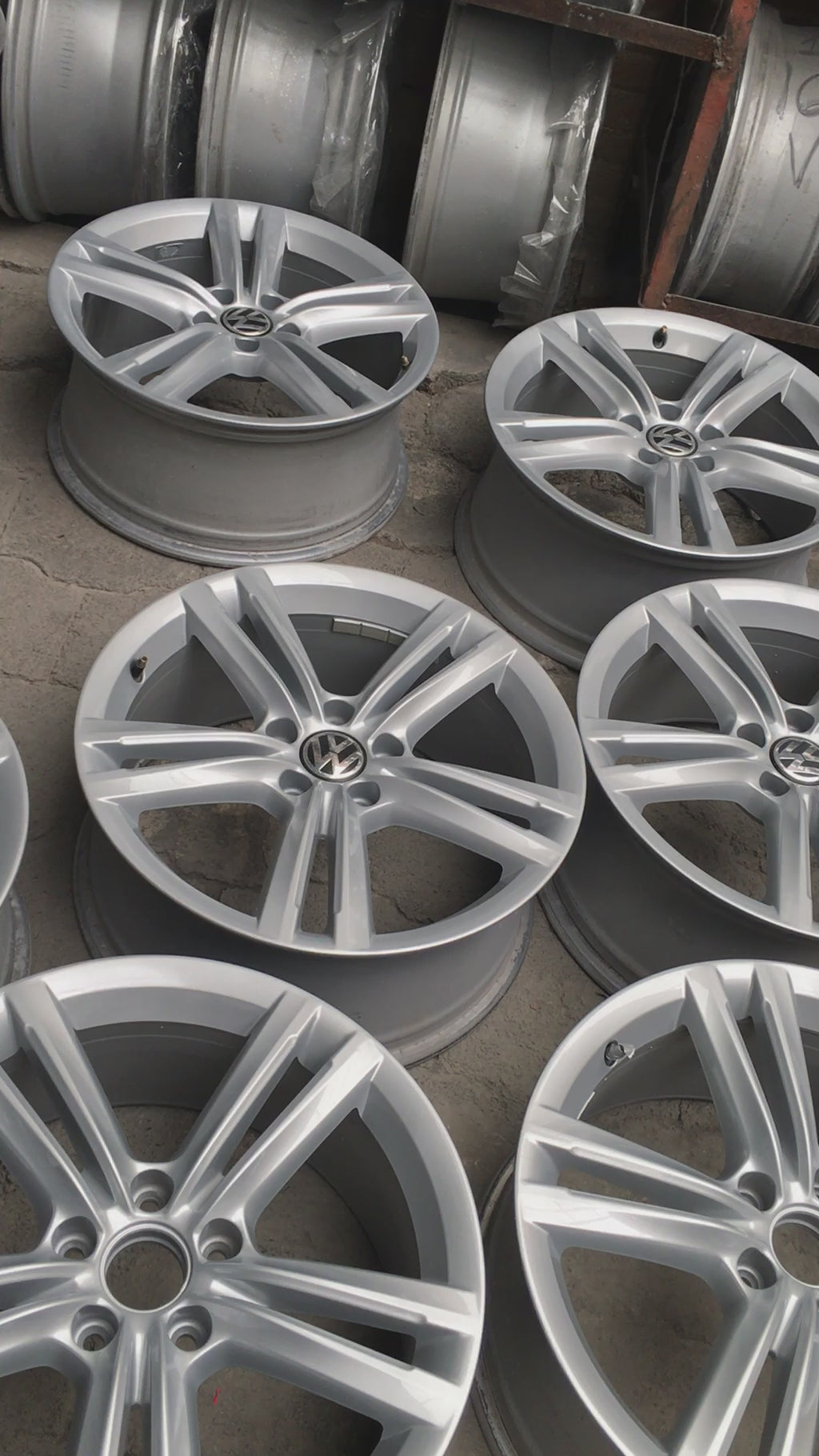 4 Rines 18” Volkswagen Passat, Jetta MK6, Jetta MK7, Taos, Tiguan y Bora – 5×112