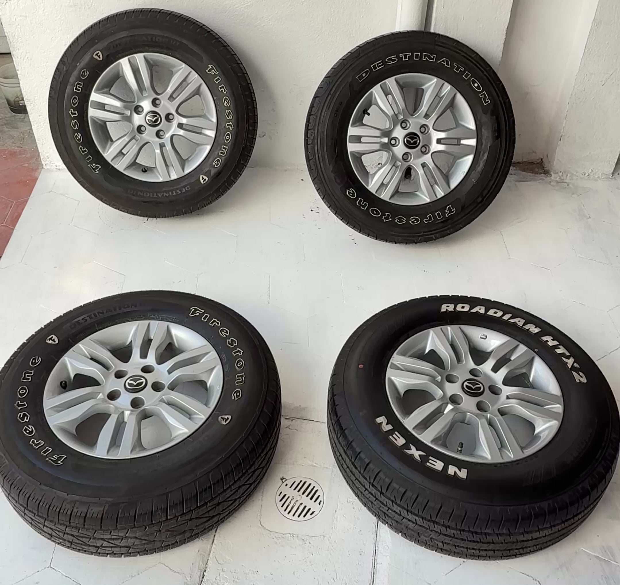 4 Rines con llantas 16” Mazda CX-3, CX-5, CX-7, CX-30 y CX-50 – 5×114