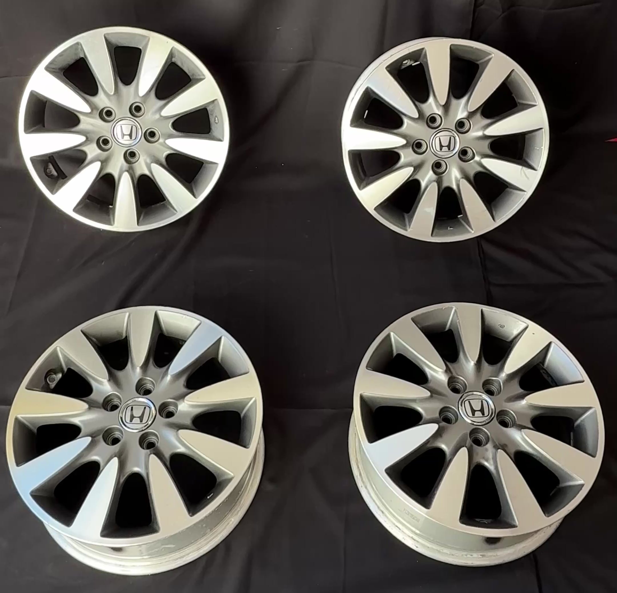 4 Rines 17” Honda Accord, Civic, CR-V, HR-V y Element – 5×114