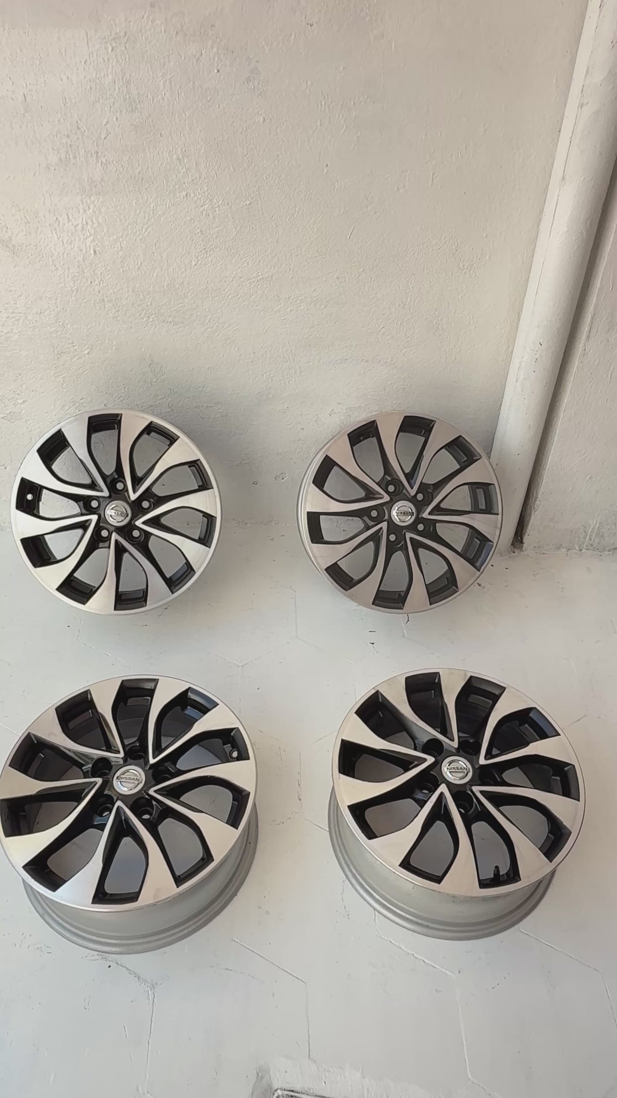 4 Rines 16” Nissan Sentra, Altima y X-Trail Originales Seminuevos 5x114