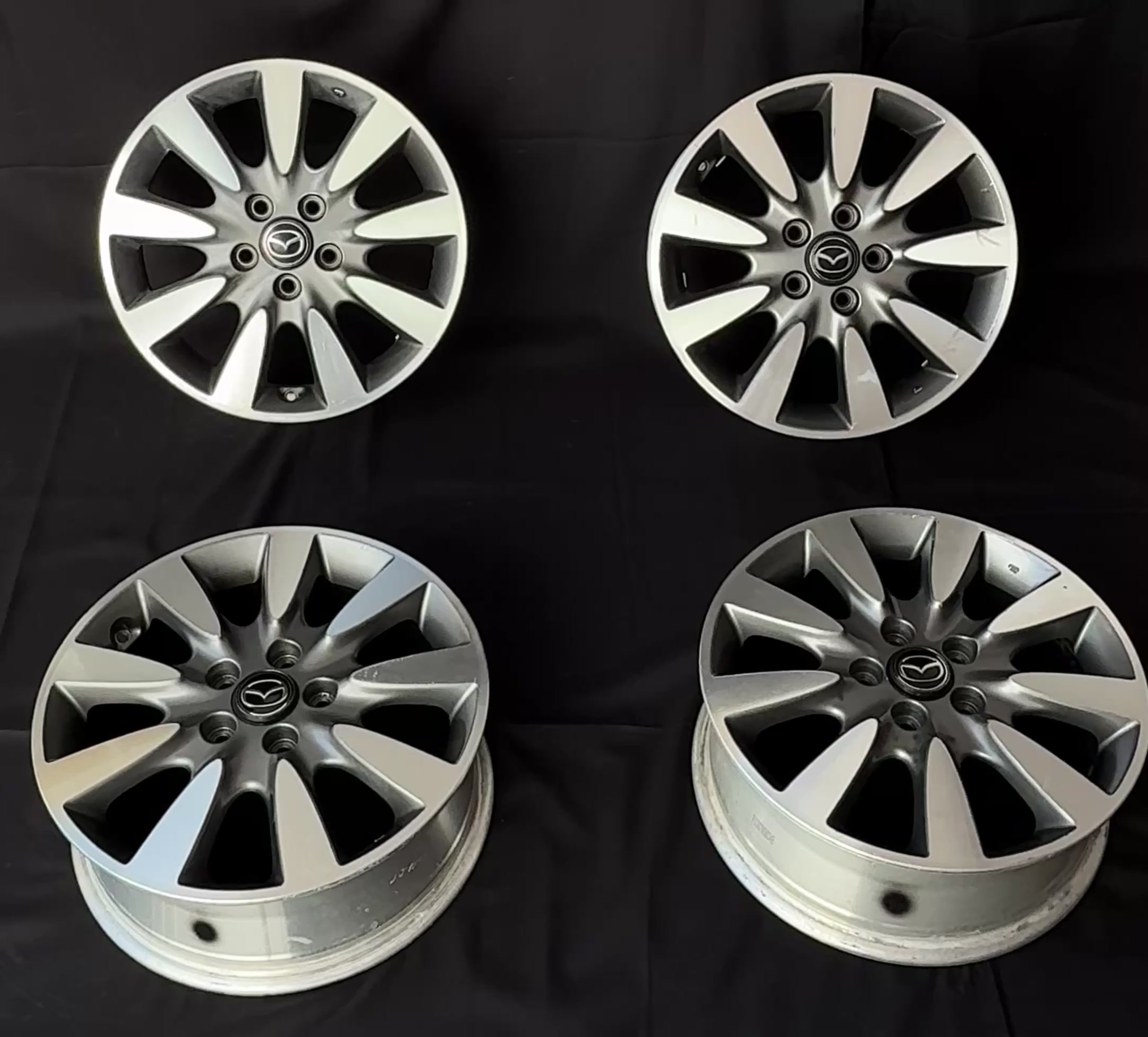 4 Rines 17” Mazda 3, Mazda 6, CX-3, CX-5 y CX-7 – 5×114