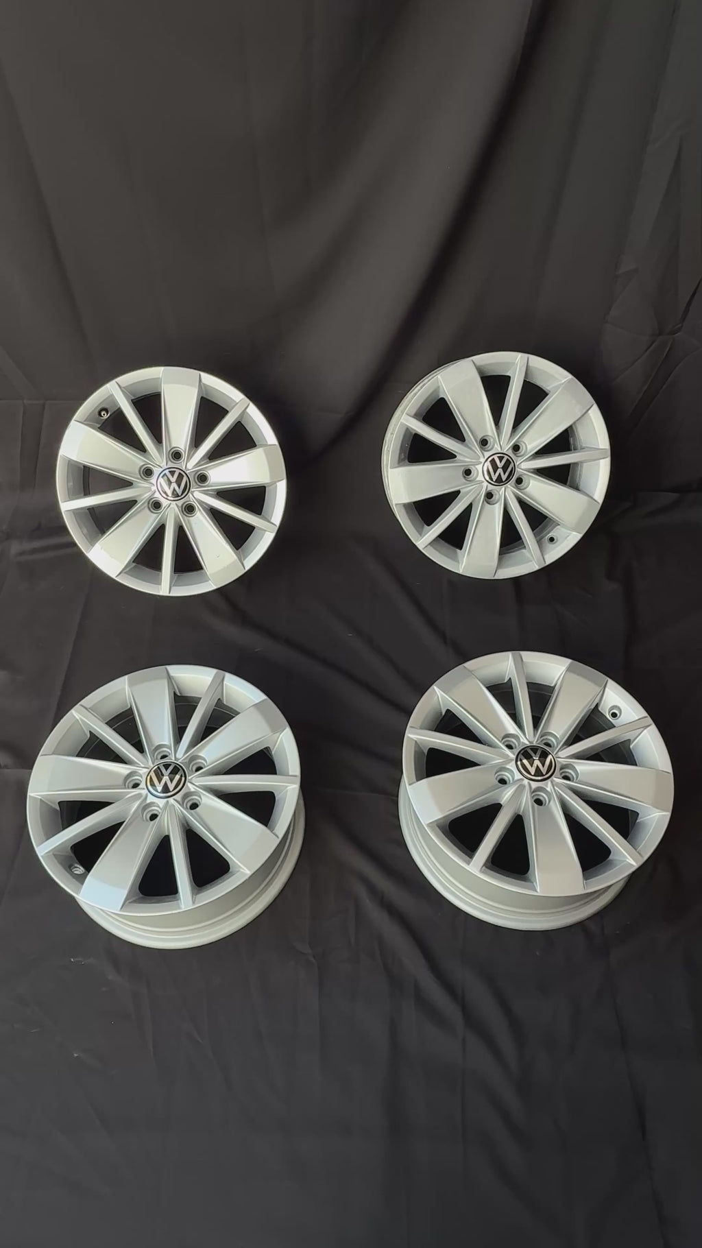 4 Rines 16” Volkswagen MK6 MK7 Originales Seminuevos 5x112