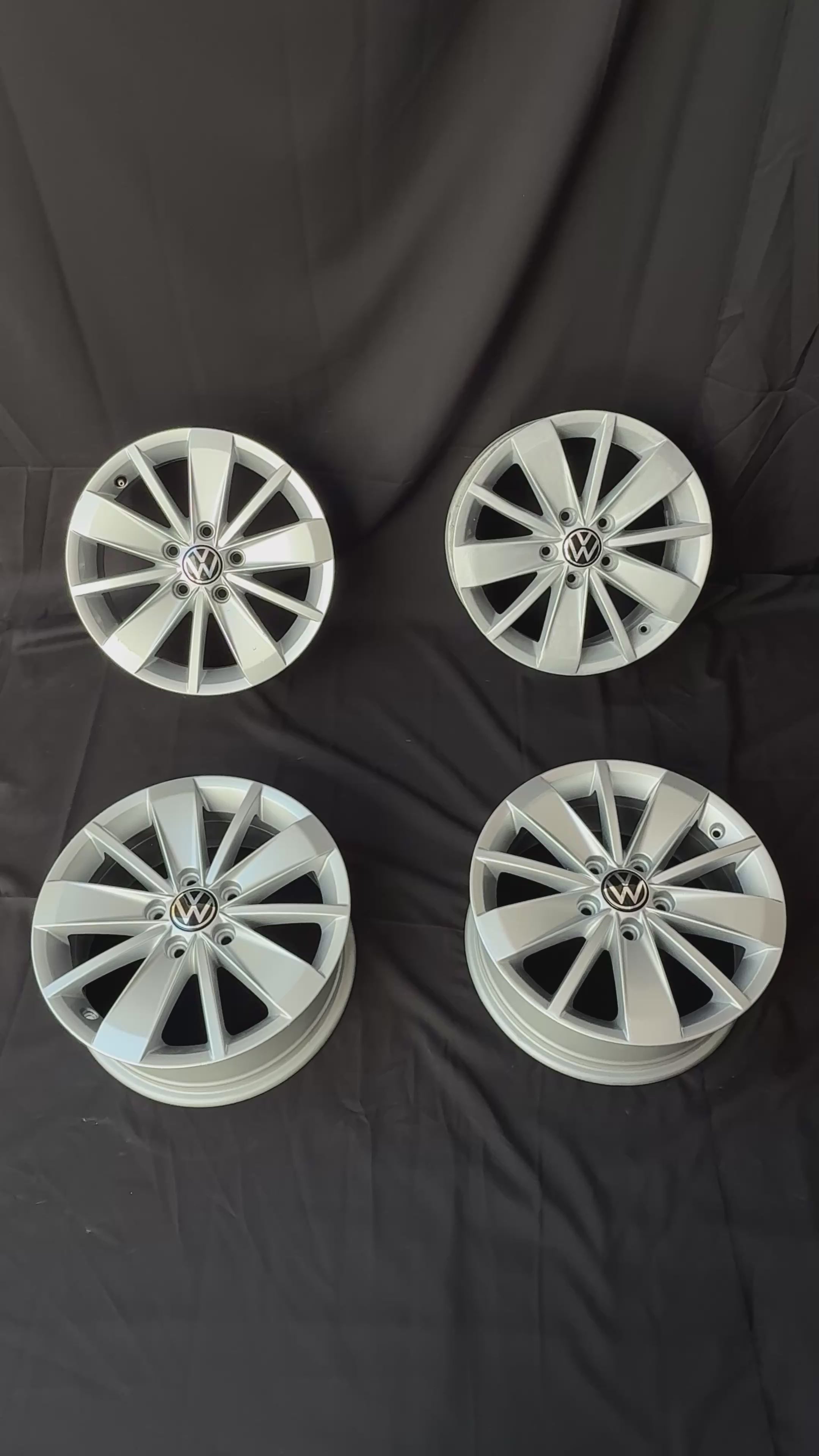 4 Rines 16” Volkswagen MK6 MK7 Originales Seminuevos 5x112