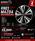 4 Rines 17” Mazda 3, Mazda 6, CX-3, CX-5 y CX-7 Nuevos y Originales 5x114