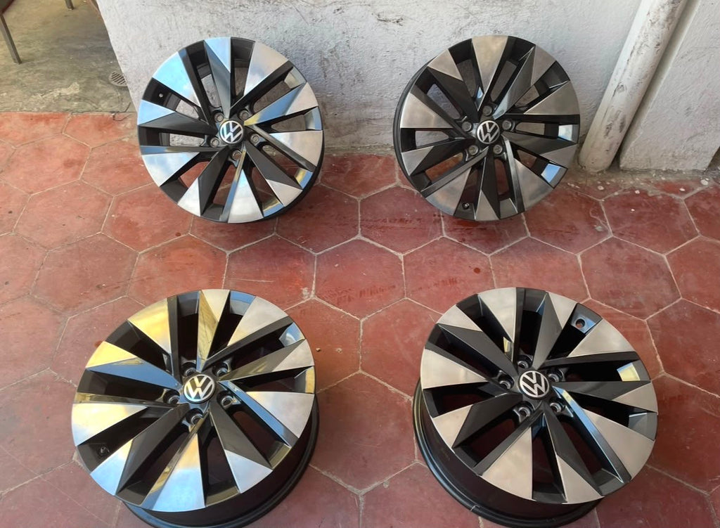 Rines 17" Volkswagen Taos / Tiguan / Jetta MK7 / Golf MK6 MK7 Originales Nuevos 5x112