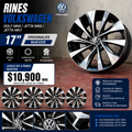 Rines Volkswagen Golf MK6 Jetta MK6 Jetta MK7 17" Originales Nuevos | Juego de 4