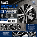 Rines Volkswagen Taos / Tiguan / Jetta MK6 / MK7 18" Originales Nuevos | Juego de 4 | 5x112