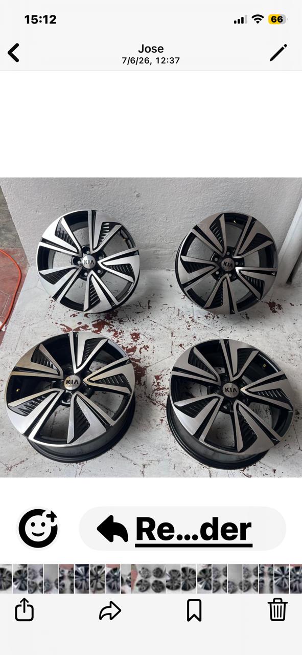 4 Rines 17" Kia Forte Originales 5x114 Nuevos