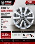 1 Rin 16” Volkswagen Jetta MK7 MK6 Original 5x112 Seminuevo