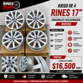 Juego de 4 Rines 17" Originales Volkswagen Golf / Jetta MK6 / Jetta MK7 Sport 5x112 – Nuevos