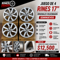 4 Rines 17" Originales Volkswagen Jetta MK7 / MK6 T-Cross 5x112 – Seminuevos