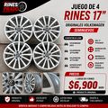Juego de 4 Rines Originales Volkswagen 17" Golf / Jetta MK6 / Jetta MK7 Sport Seminuevos 5x112