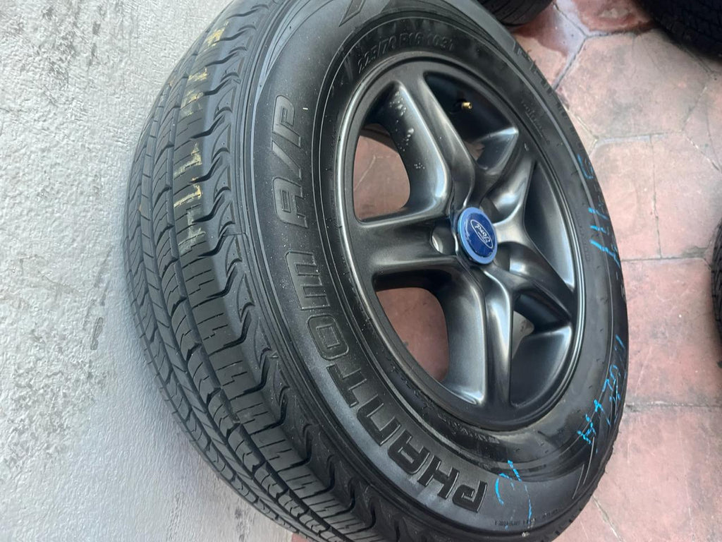 Juego de Rines y Llantas 16" Ford Ranger 2004 Originales 5x114 Seminuevos