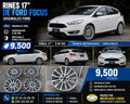 4 Rines 17" Ford Focus Originales 5x108 Seminuevos