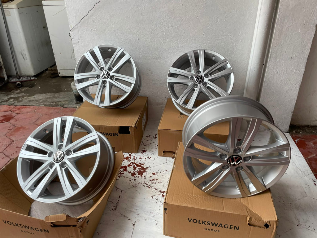 Juego de 4 Rines 17" Originales Volkswagen Golf / Jetta MK6 / Jetta MK7 Sport 5x112 – Seminuevos